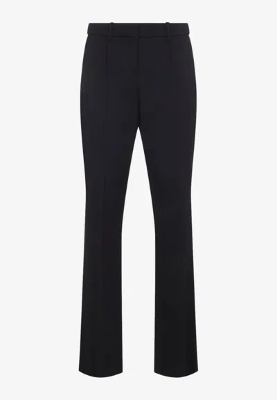 Balenciaga Wool Slim-fit Tailored Pants In Black