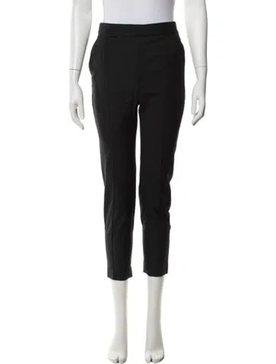 Pre-owned Balenciaga Wool Straight Leg Pants In Black