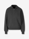 Balenciaga Back-to-front Zip Sweater In Gray