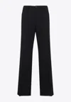 Balenciaga Tailored Trousers With Side And Back Pockets In Black