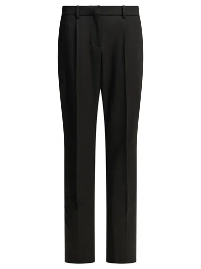 Balenciaga Wool Tailored Pants In Black