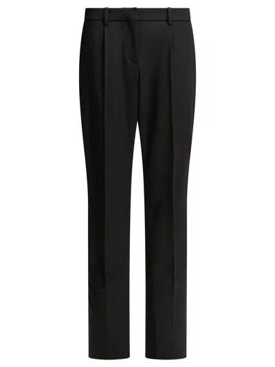 Balenciaga Wool Tailored Pants Trousers Black