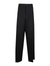 Balenciaga Oversized Tailored Trousers In Black