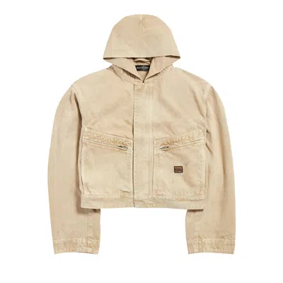 Pre-owned Balenciaga Workwear Jacket 'beige' | Tan | Men's Size 50 In Brown
