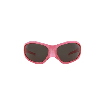 Pre-owned Balenciaga Wrap Around Sunglasses 'pink/grey' | Women's Size Onesize