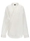 Balenciaga Wrap Shirt In White