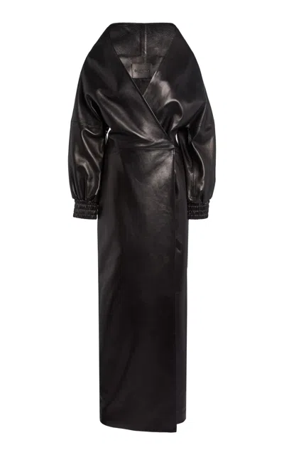 Balenciaga Wrap Dress In Black
