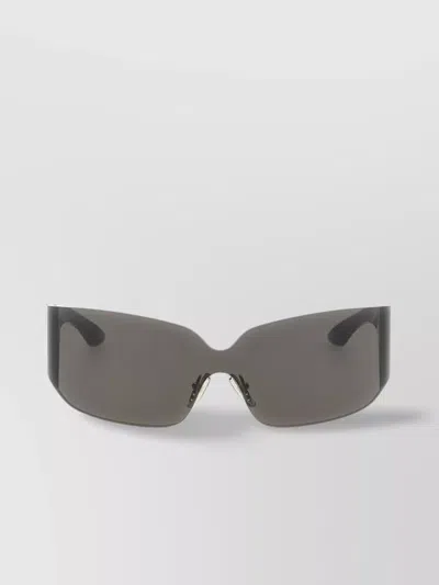 Balenciaga Wraparound Square Frame Sunglasses
