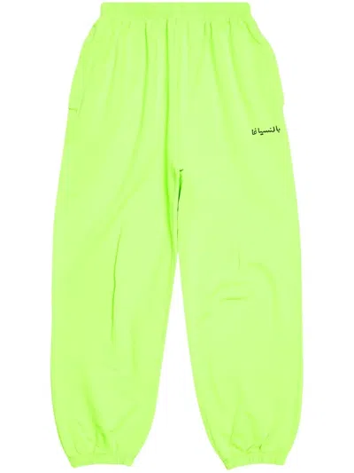 Balenciaga X Acid Arab Track Pants In Grün
