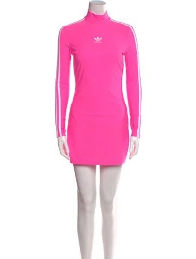 Pre-owned Balenciaga X Adidas 2022 Mini Dress In Pink