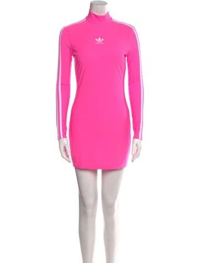 Pre-owned Balenciaga X Adidas 2022 Mini Dress In Pink