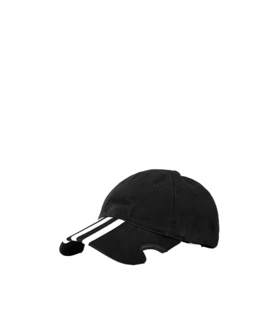 Balenciaga X Adidas Baseball Cap In Black