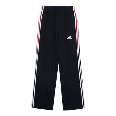 Balenciaga X Adidas Fleece Baggy Sweatpants 'black White Red'