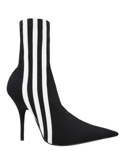 Pre-owned Balenciaga X Adidas Knife Booties (women's) Sneakers In Black White In Multi