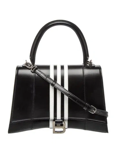 Pre-owned Balenciaga X Adidas Leather Balenciaga Hourglass Medium 2023 In Black