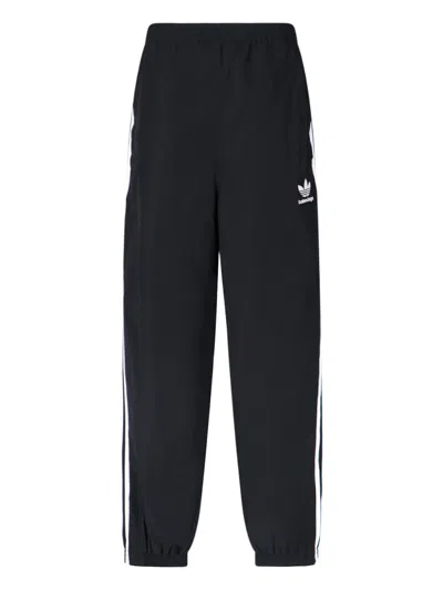 Balenciaga X Adidas Logo Sport Pants In Black