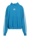 Balenciaga X Adidas Originals Man Sweatshirt Azure Size 2 Cotton
