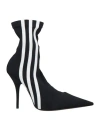 Balenciaga X Adidas Originals Woman Ankle Boots Black Size 8 Textile Fibers In Black
