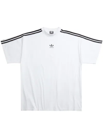 Balenciaga X Adidas Oversized Sweatshirt In Weiss