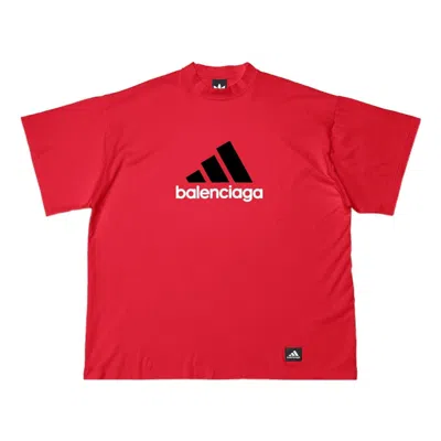 Balenciaga X Adidas Oversized T-shirt 'red'