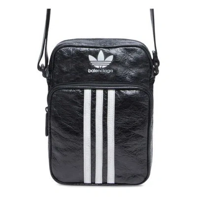 Balenciaga X Adidas Small Crossbody Messenger Bag 'black White'