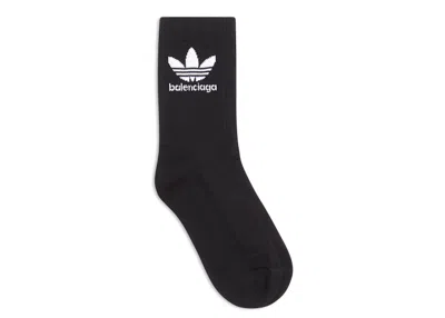 Pre-owned Balenciaga X Adidas Socks In Black