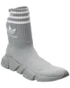 Balenciaga Speed Lt Adidas Sneakers In Gray