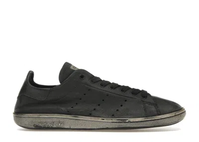 Pre-owned Balenciaga X Adidas Stan Smith Wornout Black (women's) Sneakers In Core Black/white