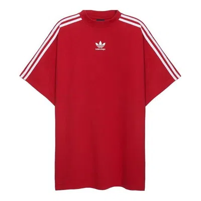 Balenciaga X Adidas T-shirt Oversized 'red'