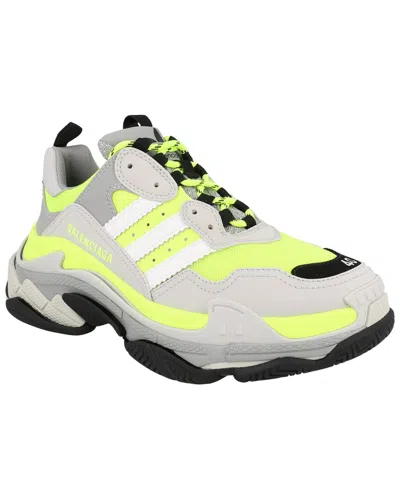 BALENCIAGA BALENCIAGA X ADIDAS TRIPLE S LEATHER SNEAKER