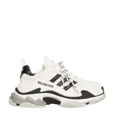 Balenciaga X Adidas Triple S Sneakers In White