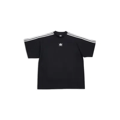 Pre-owned Balenciaga X Adidas Unisex T-shirt Oversized In Black