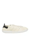 Balenciaga X Adidas Woman Sneakers Ivory Size 8 Leather In White