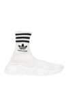 Balenciaga X Adidas Woman Sneakers White Size 8 Textile Fibers In White