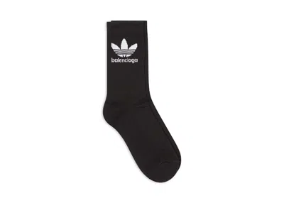 Pre-owned Balenciaga X Adidas Womens Socks In Black