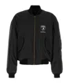 Balenciaga Nylon Lamborghini Bomber Jacket In Black