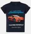 Balenciaga X Automobili Lamborghini Cropped Jersey T-shirt