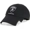 Balenciaga X Automobili Lamborghini Logo Embroidered Adjustable Baseball Cap In Black
