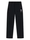 Balenciaga Elastic Waistband Tracksuit Pants In Black