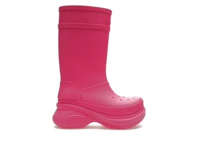 Pre-owned Balenciaga X Crocs Boot (women's) Sneakers In Bright Pink