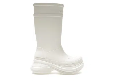 Pre-owned Balenciaga X Crocs Boot (women's) Sneakers In White