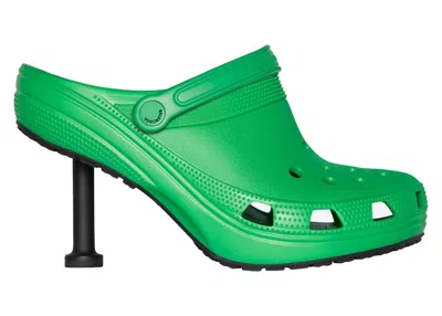 Pre-owned Balenciaga X Crocs Madame 80mm (women's) Sneakers In Green