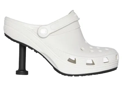 Pre-owned Balenciaga X Crocs Madame 80mm (women's) Sneakers In White