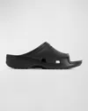 Balenciaga Lightweight Open Toe Textured Sole Sandals In 1000 Black