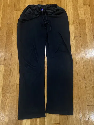 Pre-owned Balenciaga X Gap Washed Black Yeezy Gap Fitted Sweatpants