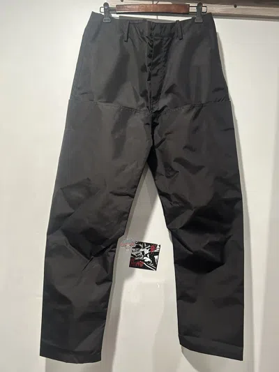 Pre-owned Balenciaga X Gap Yeezy Gap Cordura Cargo Pants 32 In Black
