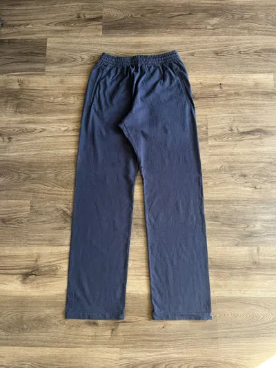 Pre-owned Balenciaga X Gap Yeezy Gap Sweatpants Navy Blue Size Small