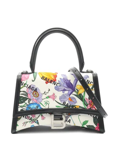 Pre-owned Balenciaga X Gucci Hacker Project Flora Tote Bag In White