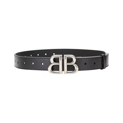 Pre-owned Balenciaga X Gucci The Hacker Belt 'black' | Men's Size 90