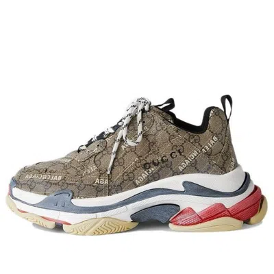 Balenciaga X Gucci Triple S Sneaker 'the Hacker Project Beige' In Multi